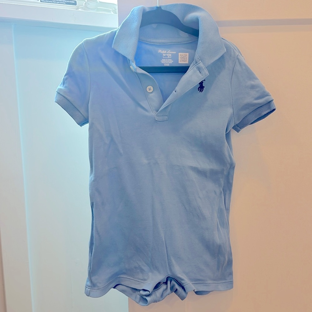 Ralph Lauren Baby Boy One piece Onesie Blue 9M
